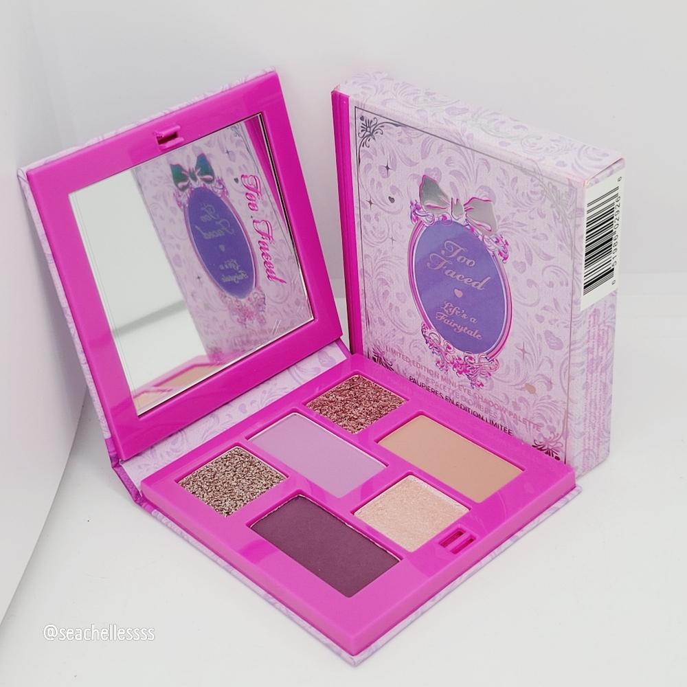 Life's A Fairytale Too Faced Pink & Purple Eyeshadow Palette Brand New In Box